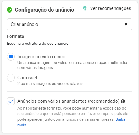 Criar anúncios no Facebook